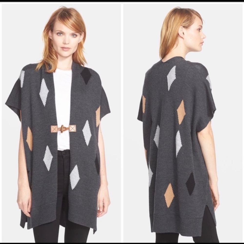 Trina Turk merino wool cardigan sweater